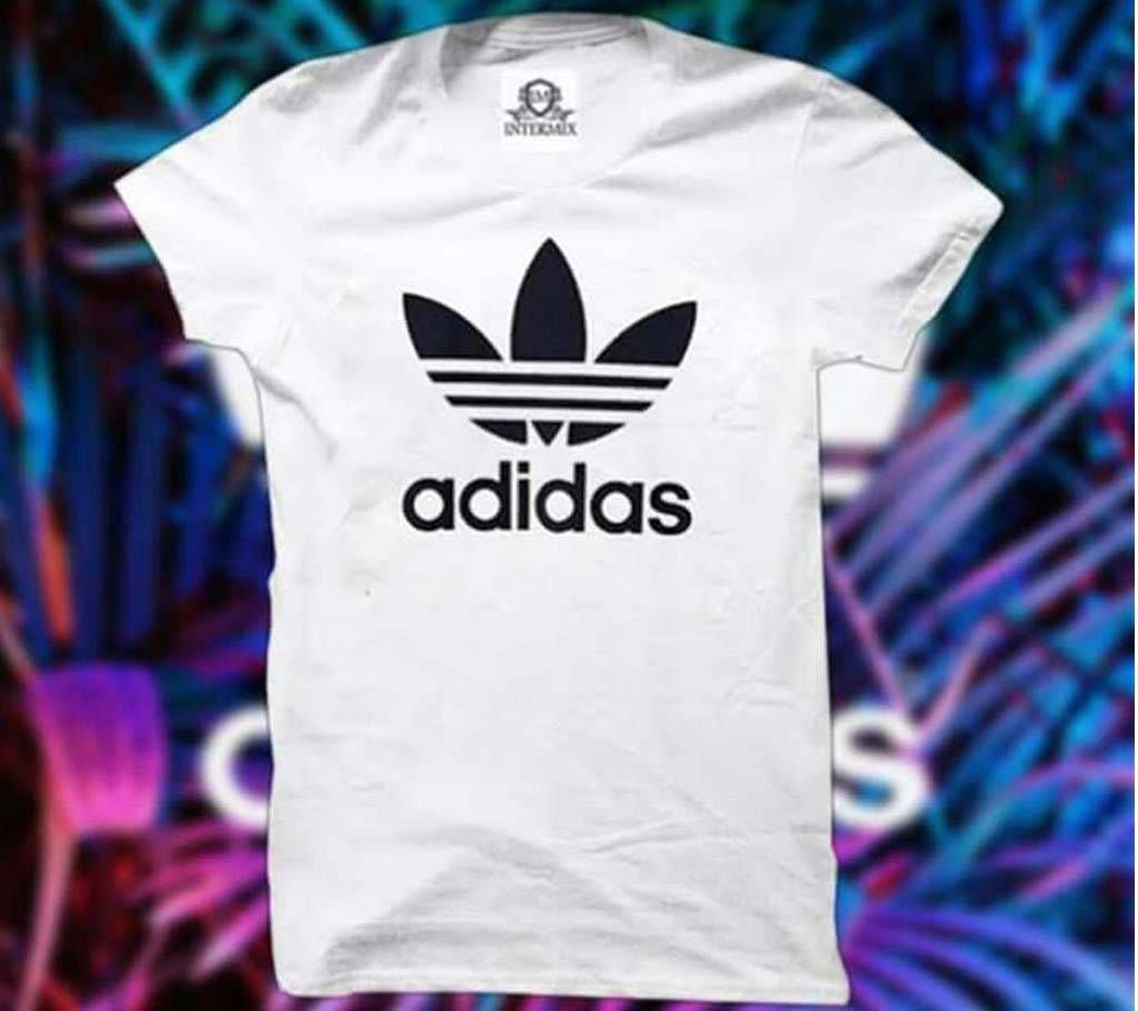 Mens Adidas Round Neck T-Shirt