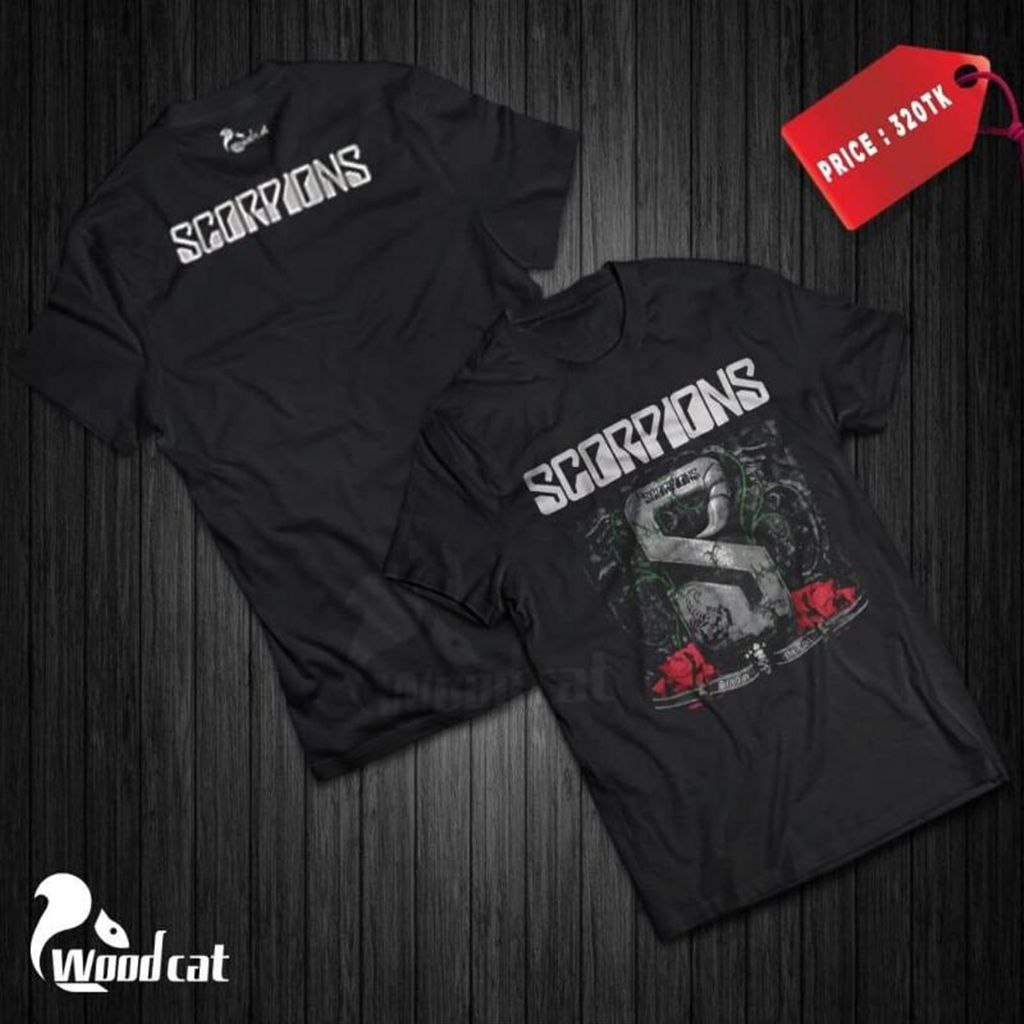 SCORPIONS Half Sleeve T-Shirt For Men