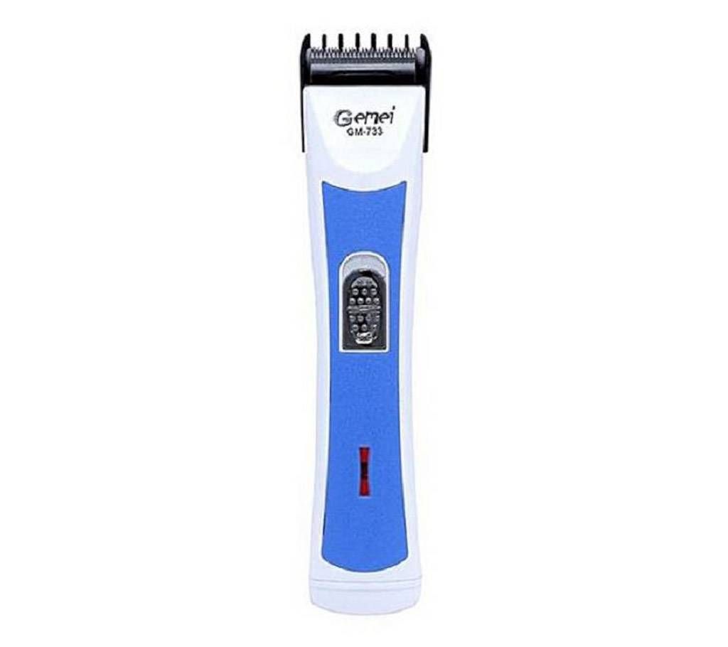 Gemei Professional Hair Trimmer GM-733 - Blue and White