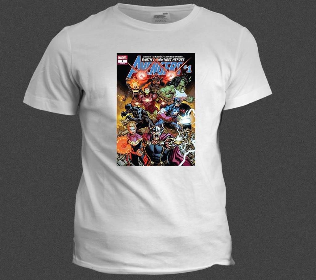 AVENGERS All Heros Movie Thematic T-Shirt