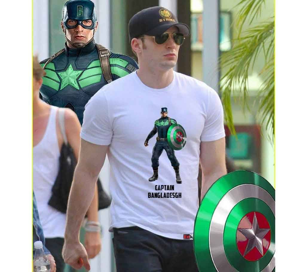 Captain Bangladesh Menz Half Sleeve T-Shirt