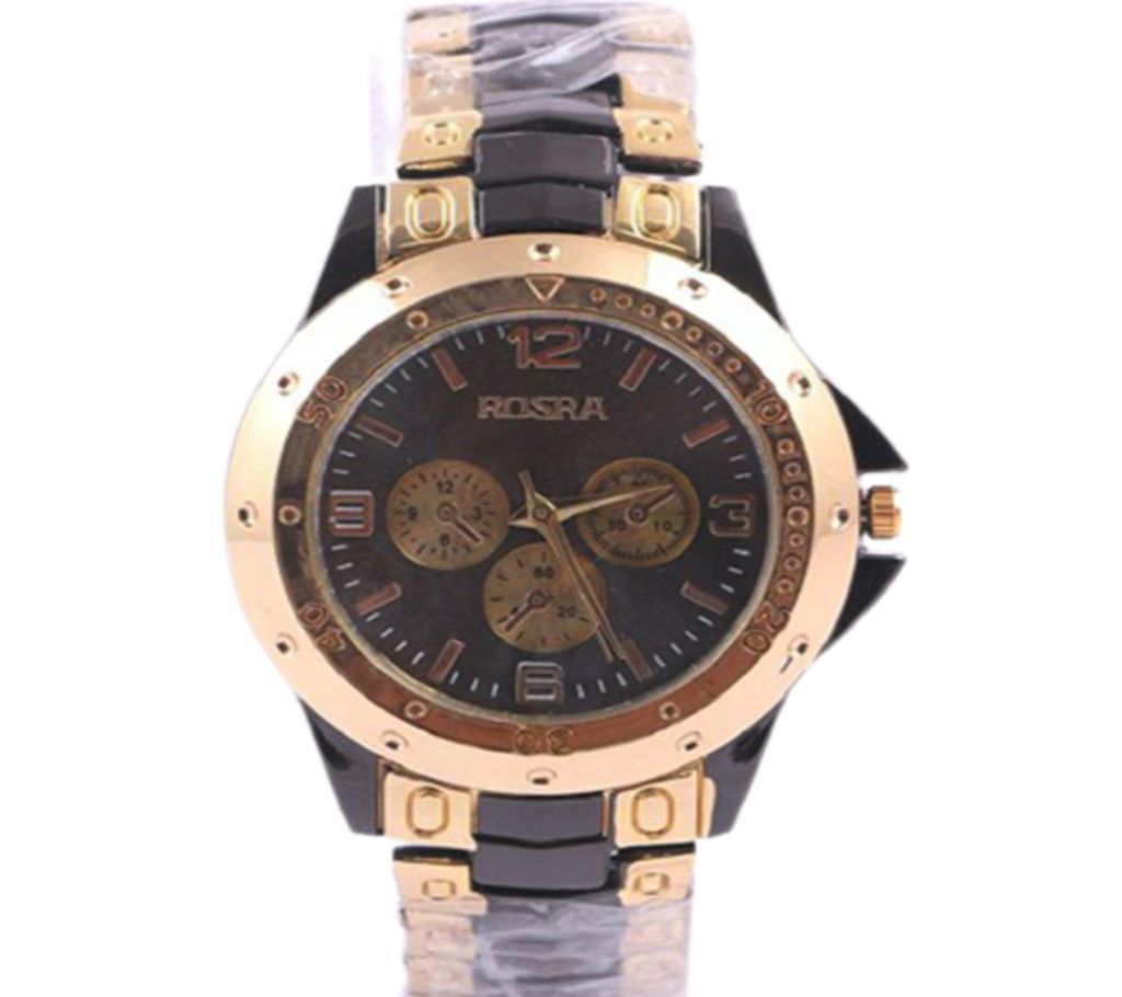 Rosra Gold Stripe Gents Wristwatch