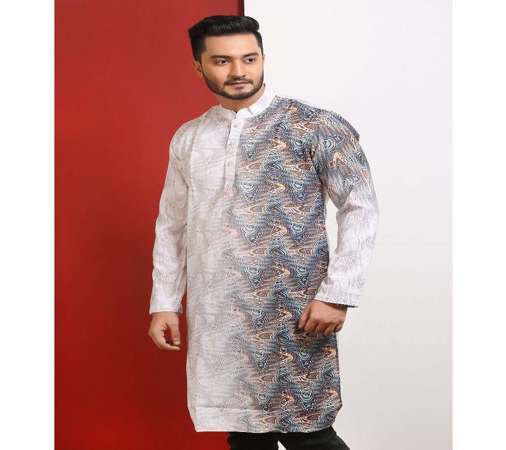 Sufi Print Panjabi For Man 1293