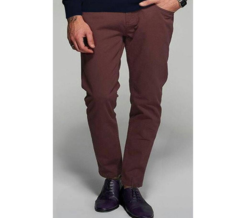 Levis Maroon Stretch Gabardine Pant 