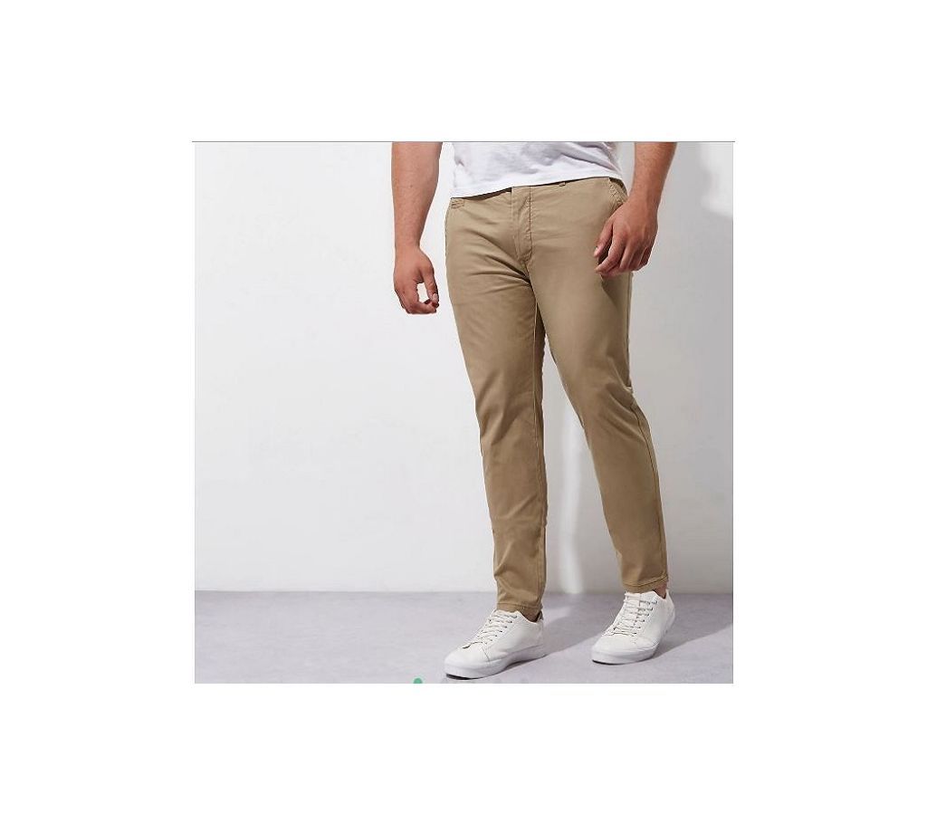 Basic Gaberdine Stretch Semi Narrow  Lite Khaki  TEX