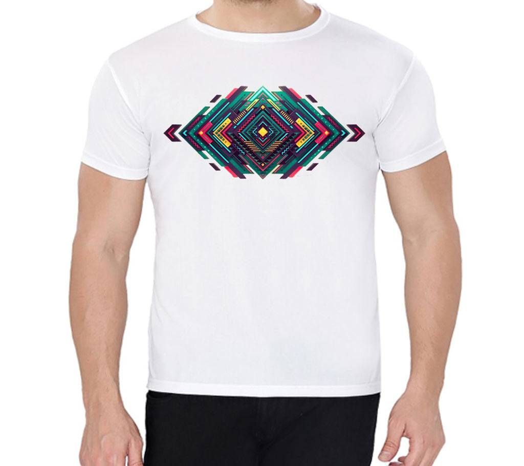 Abstract - Half Sleeve T-shirt For Men