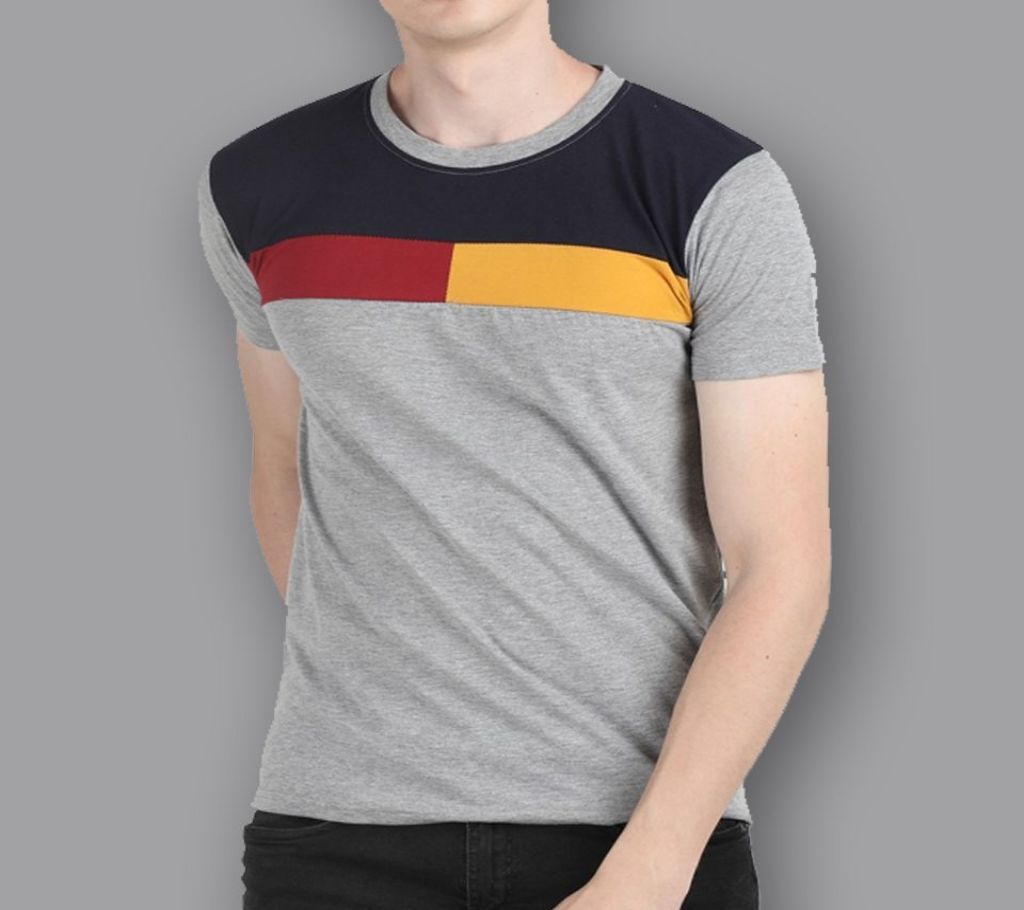 Half Sleeve Contrast T shirt - LB 161