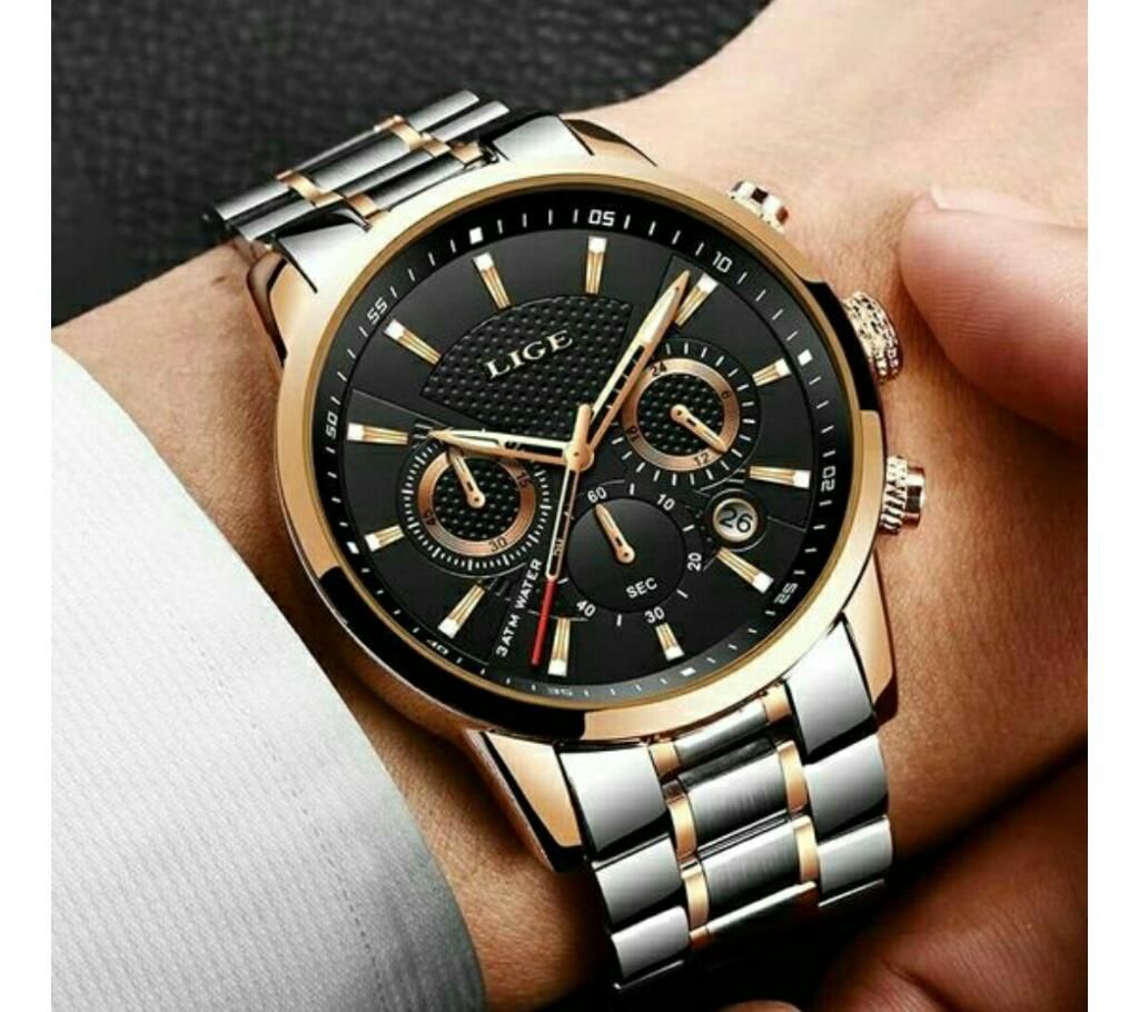 Lige Waterproof Watch For Men
