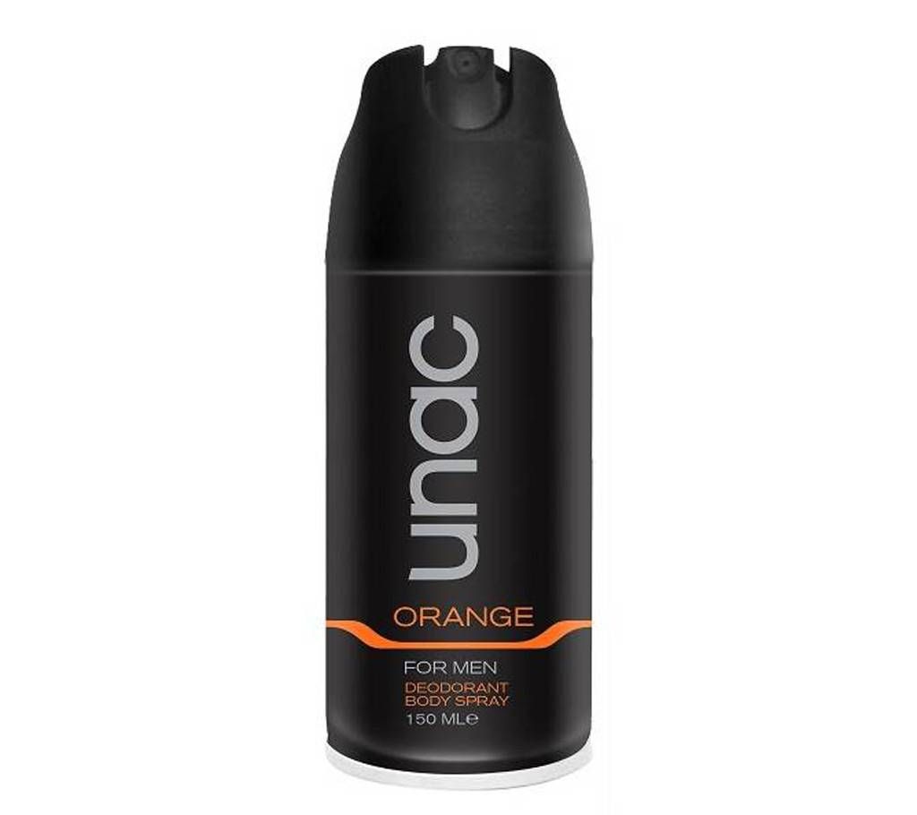 UNAC Orange Body Spray for Men - 150ml Turkey