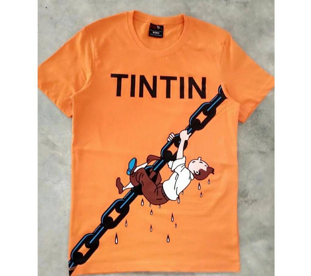 Tintin printed t shirt for men 