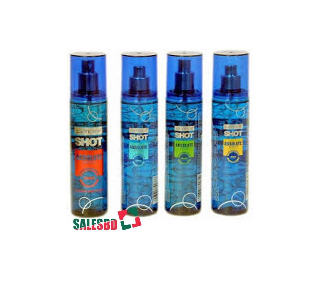 layer shot body spray
