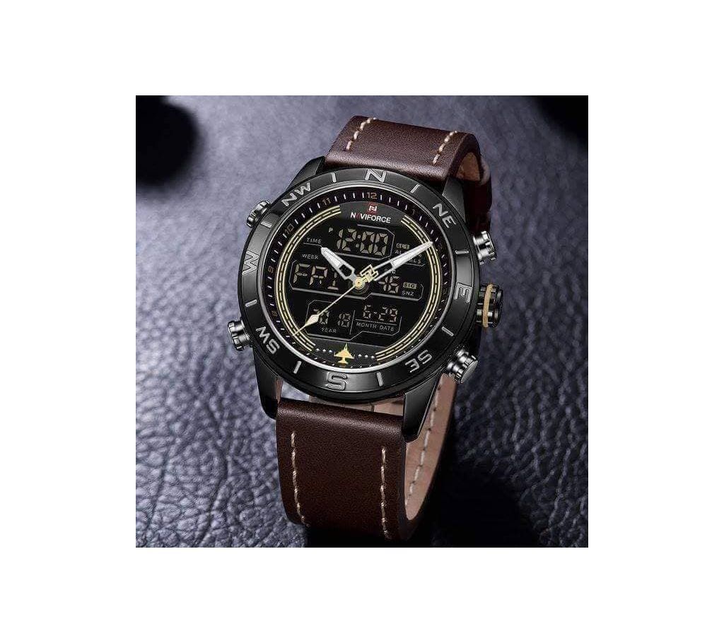 New NAVIFORCE 9144 Men Watches Led Casual Sport Military Watch