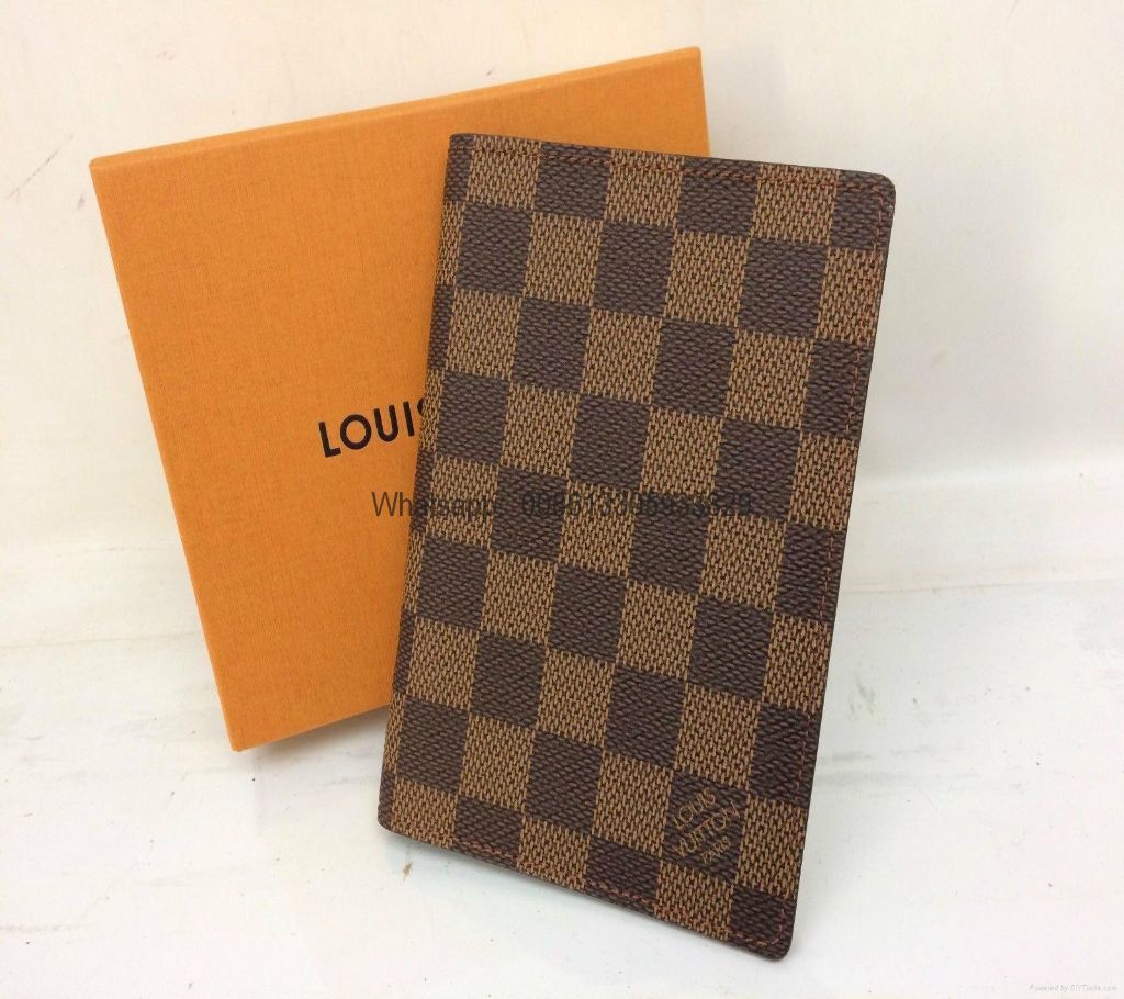 fahim leather Passport Cover Holder - Brown