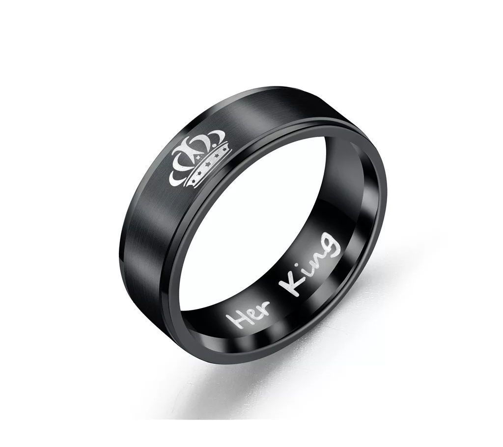 Black Color King Ring For Man