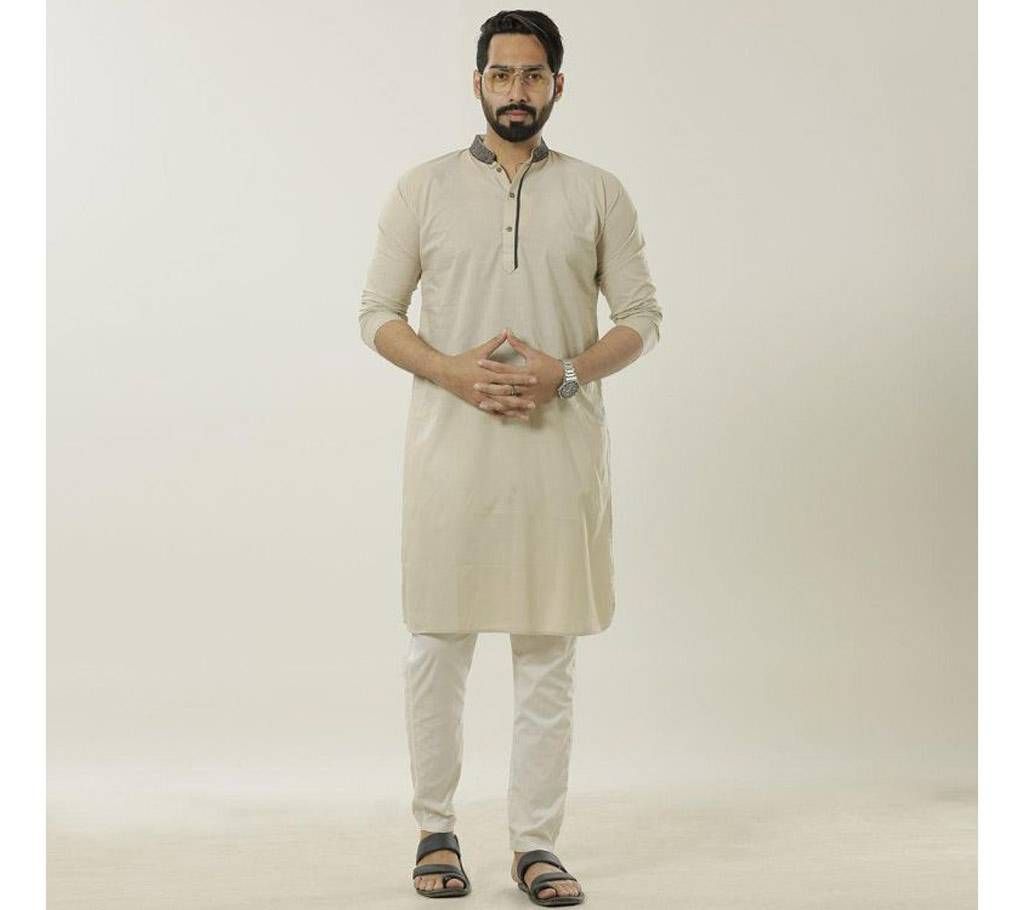 Fashionable Cotton semi long Panjabi.
