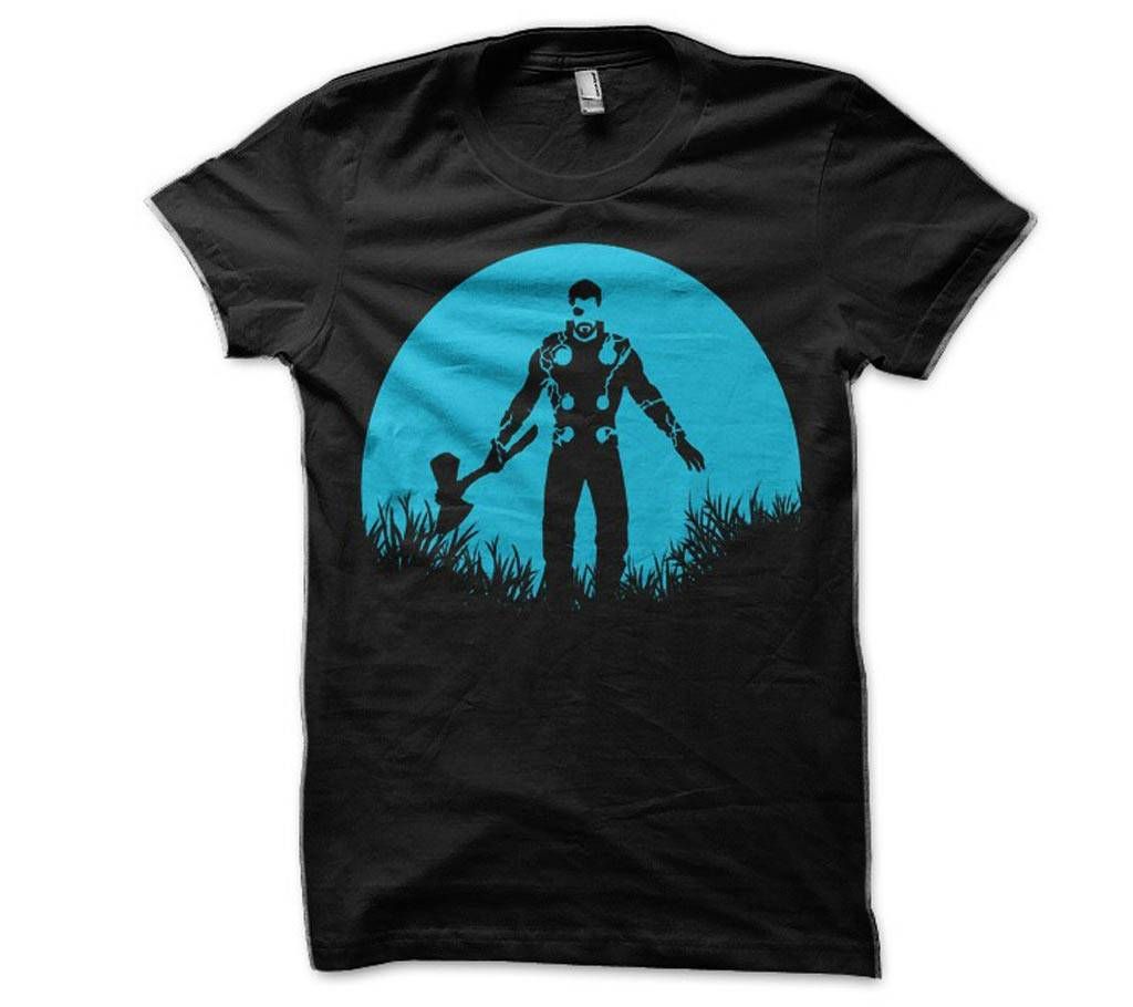Thor23n Black Gents Summer T-Shirt - 