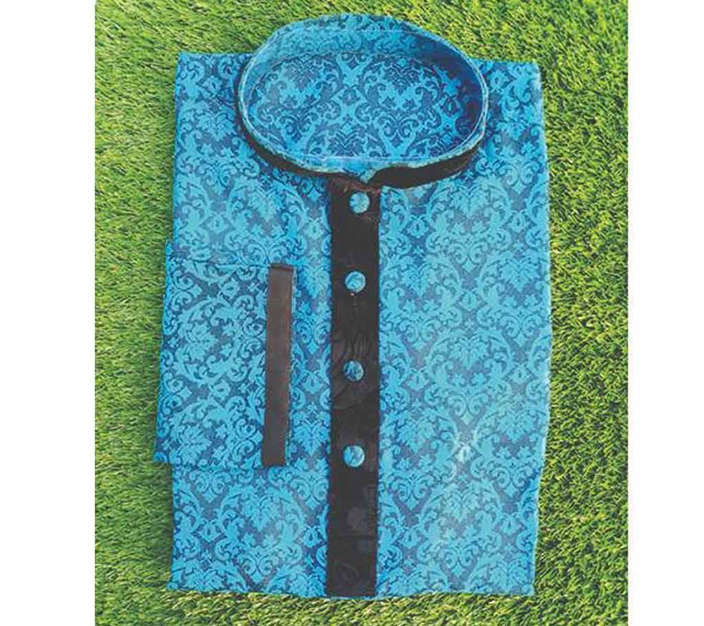 Katan Silk Semi Long  Panjabi For Men