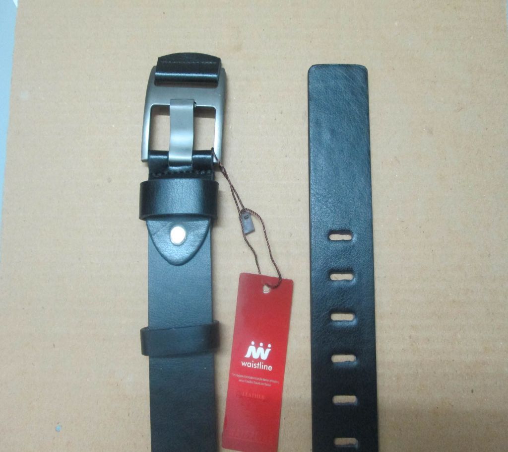 Black Formal Belt For Men