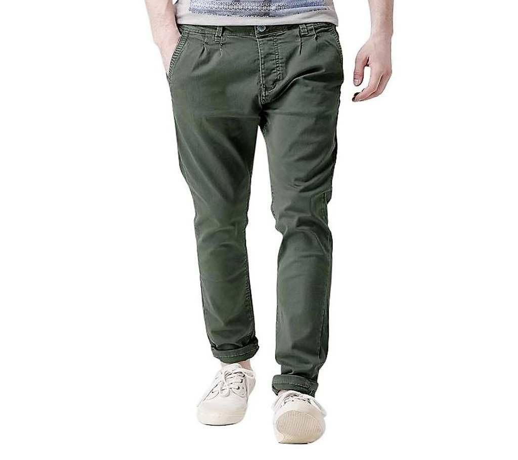 Olive Gents Twill Gabardine Pants