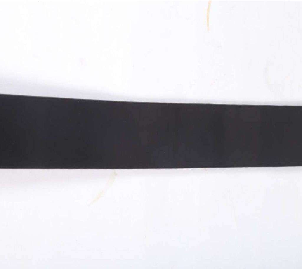 Black Leather Casual Belt For Men-CSB-21