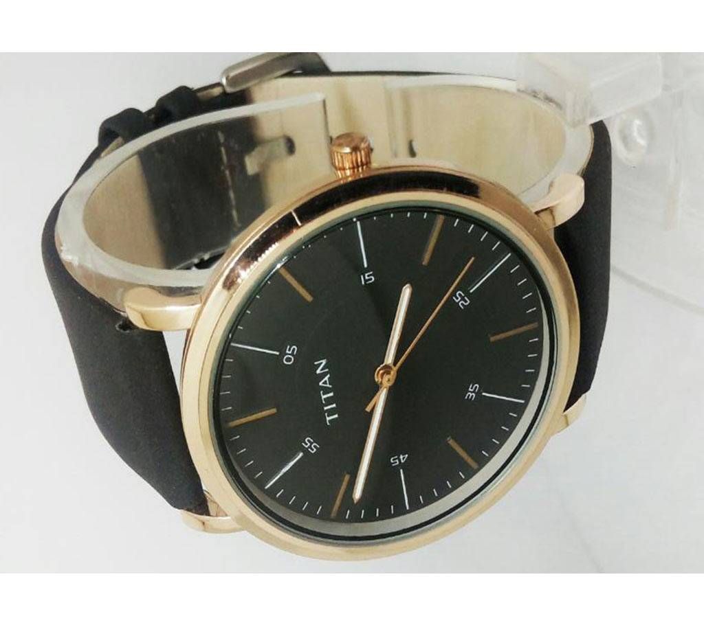 Titan Leather Watch For Men - Copy