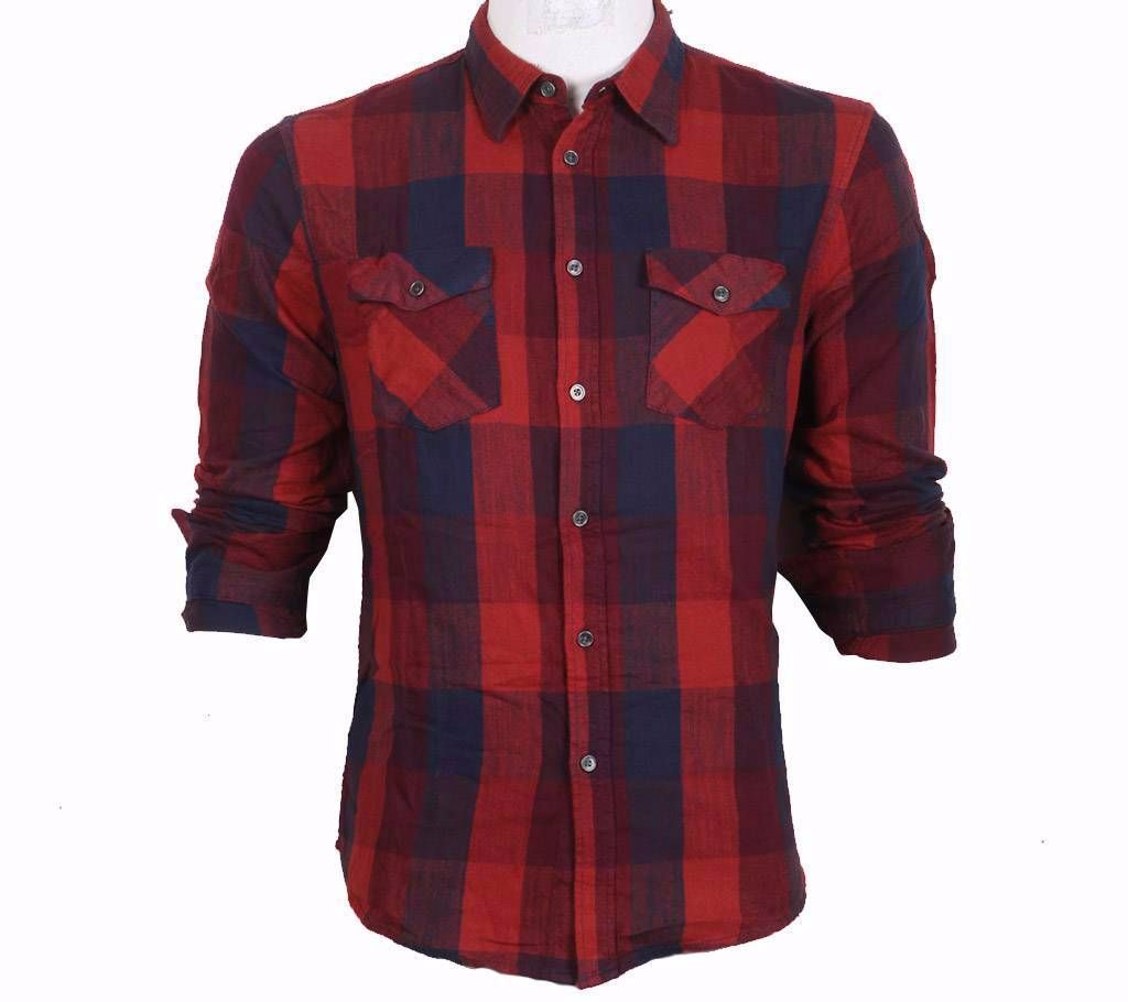 SMOG casual Flannel full sleeve shirt