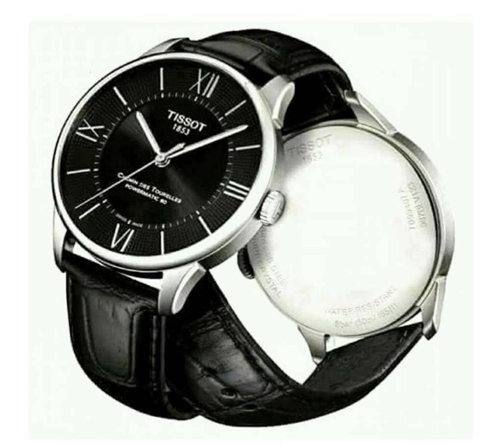 Tissot PU Leather Wrist Watch For Men (Copy)
