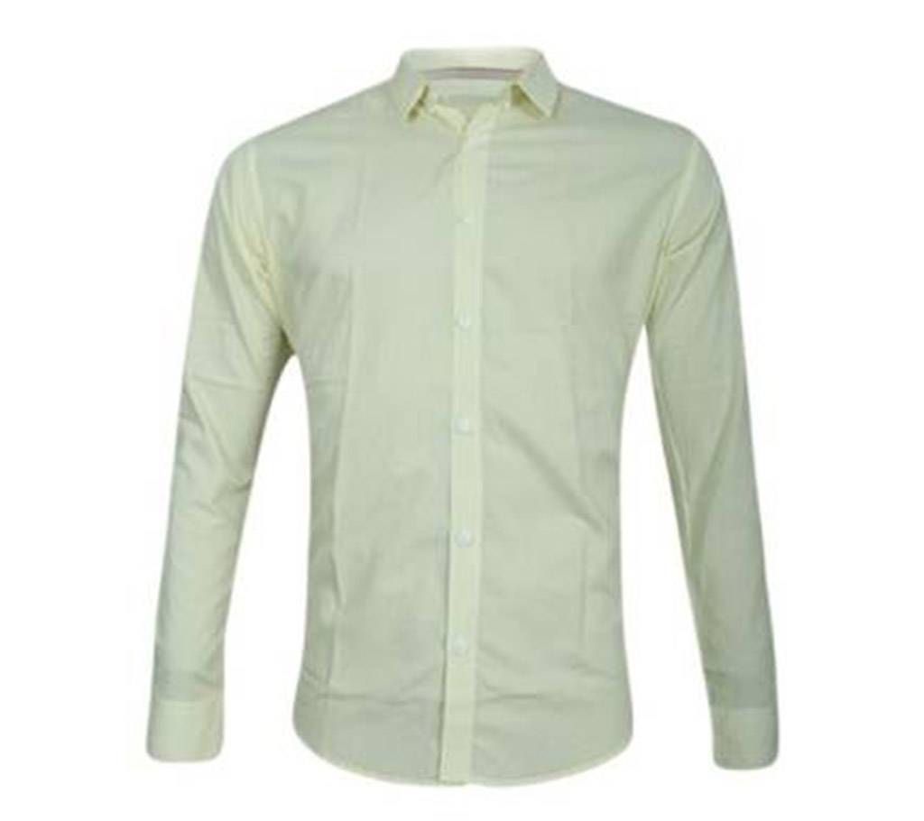 Cream Cotton Forma Shirt