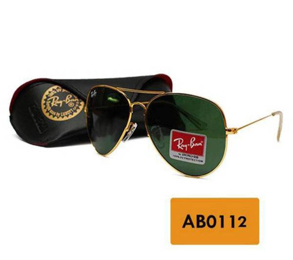 premier bottle green aviator/ pilot sunglasses 