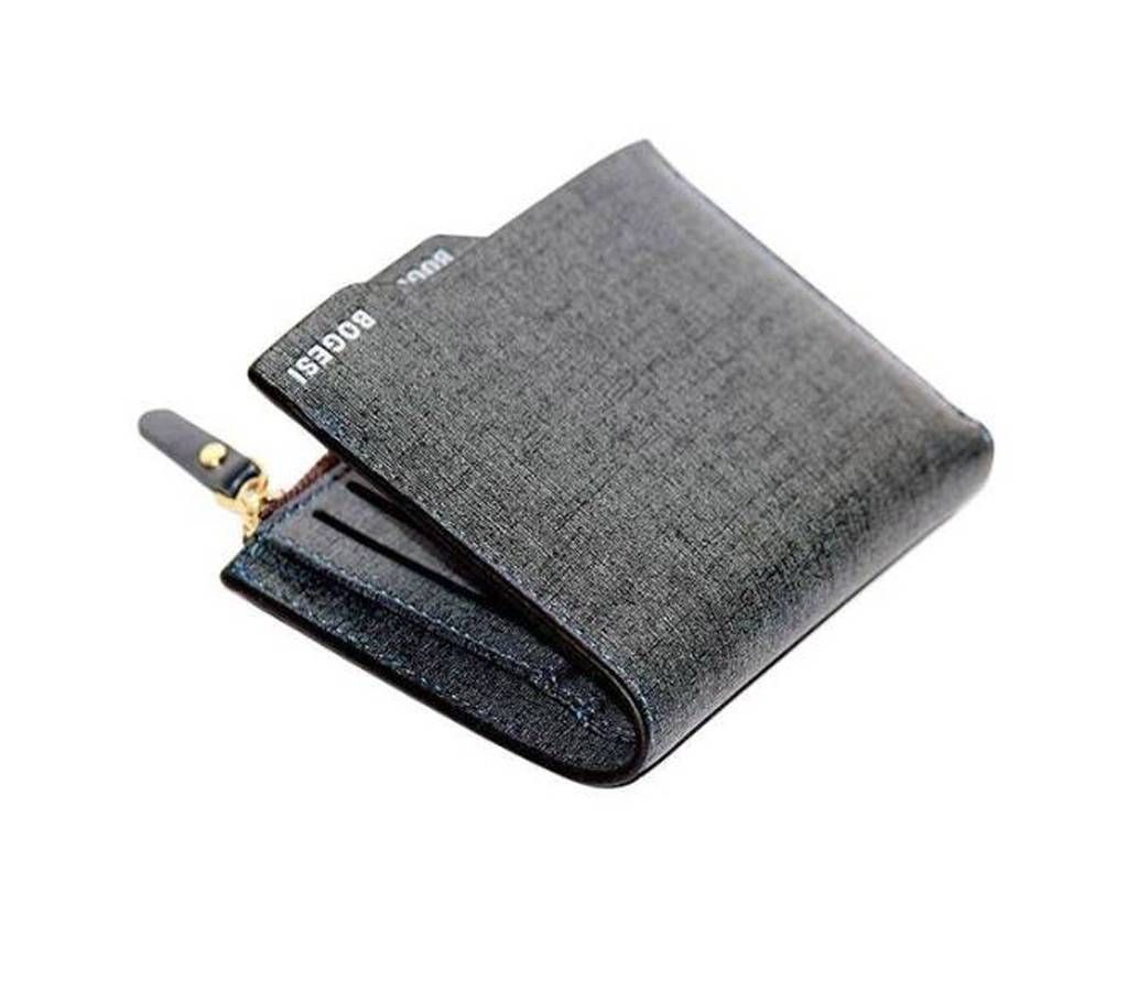 Black Bogesi Leather Wallet For Men