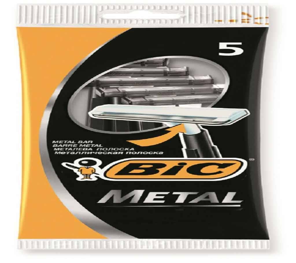 BIC Metal Razor - 5pcs pouch