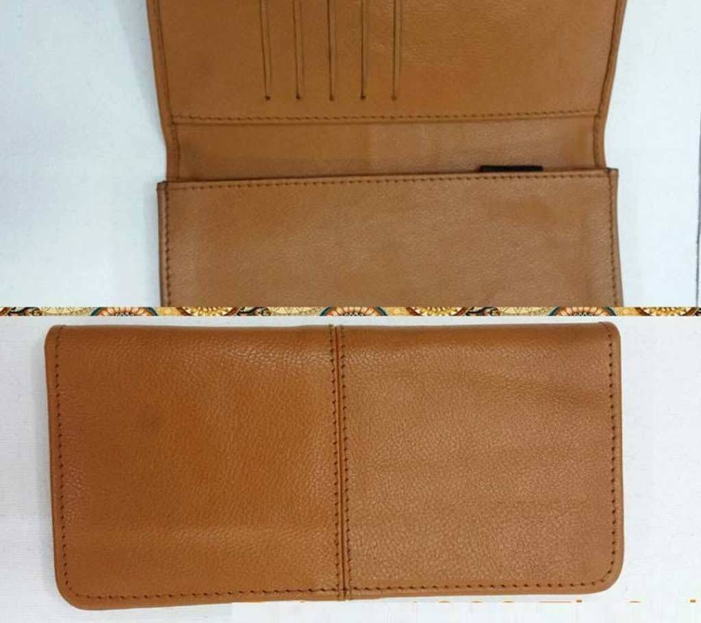 Leather Made Mobile Cover Cum Wallet For Men