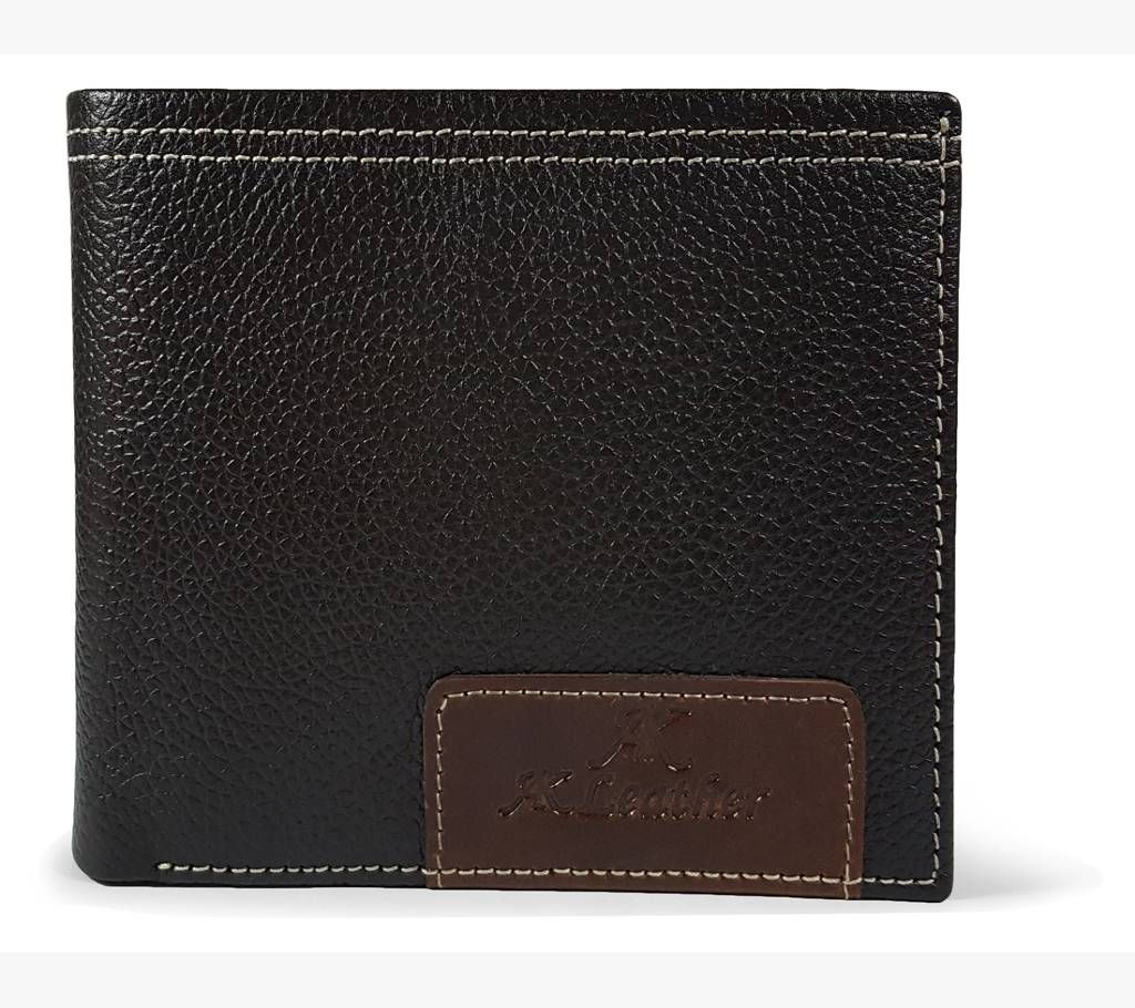 Black Leather Wallet for Men-0219WLT
