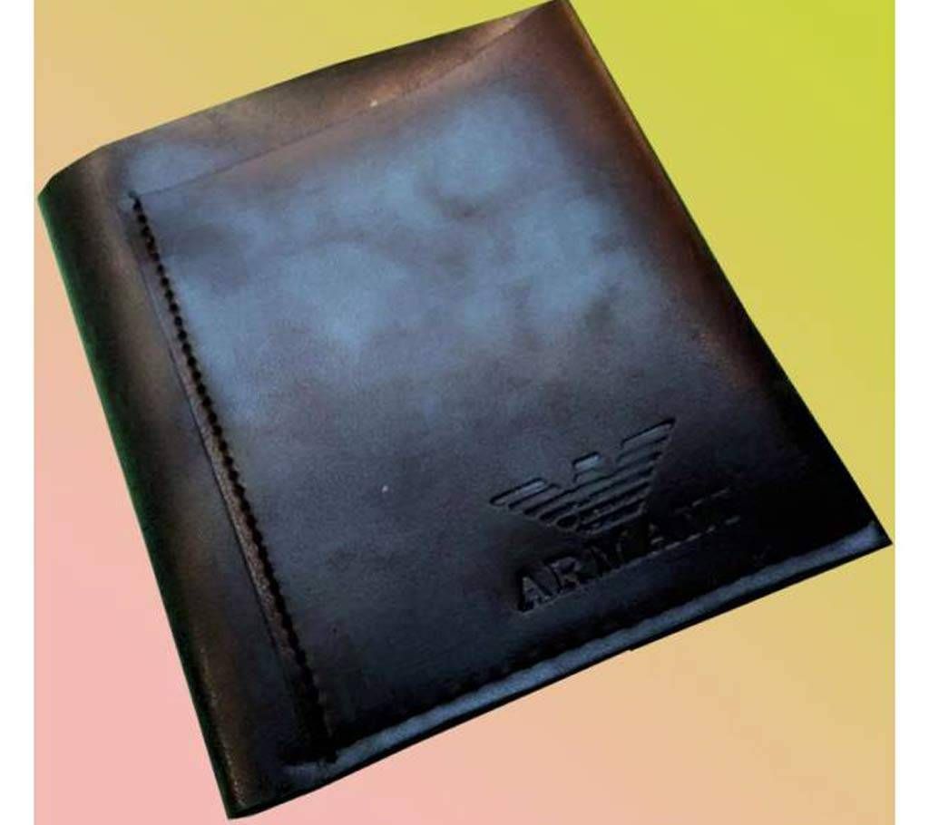 ARMANI Regular shaped PU leather wallet 