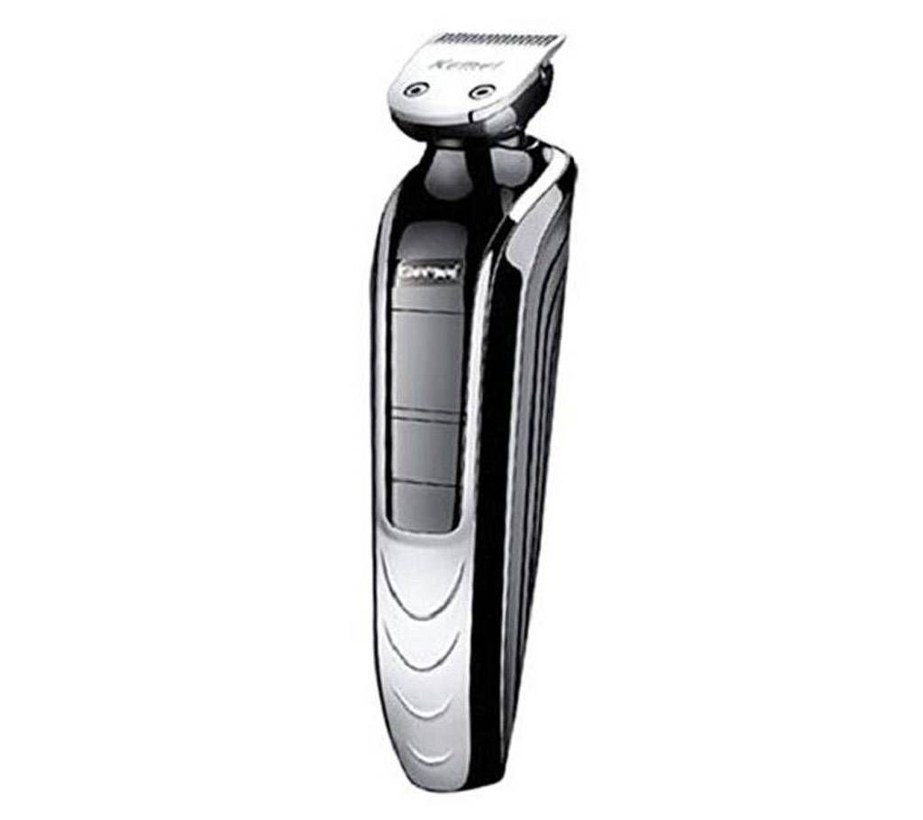 Gemei 5 in 1 Washable Electric Shaver and Multi Grooming Kit GM-582 - Black