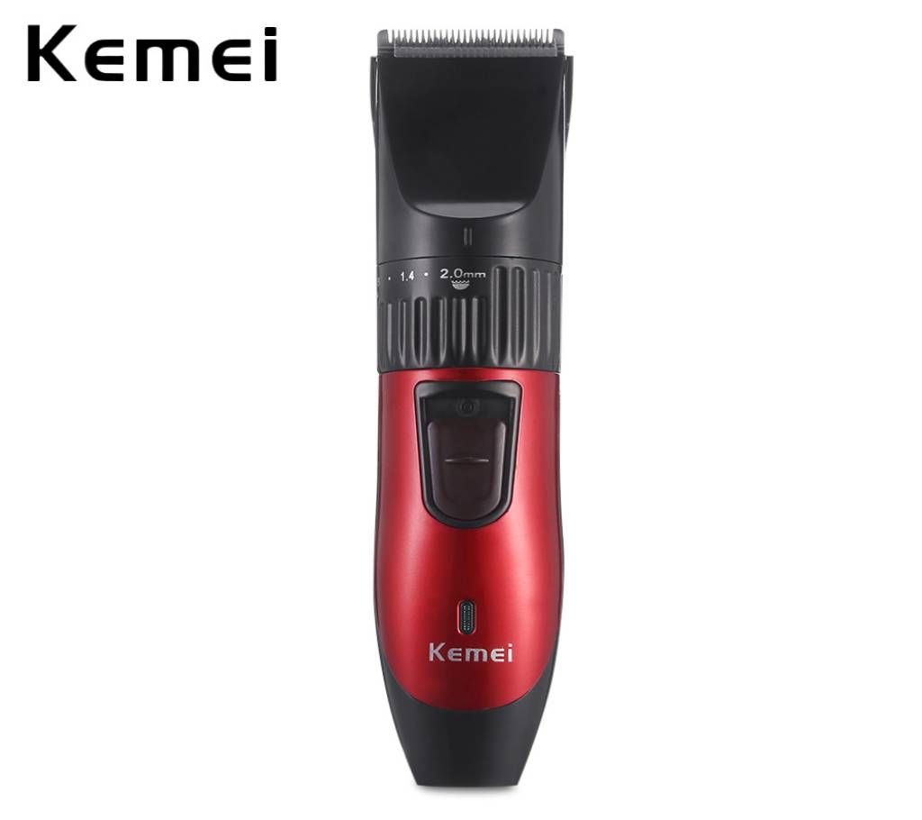 KM 730 Rechargeable Hair Trimmer - Red &Black