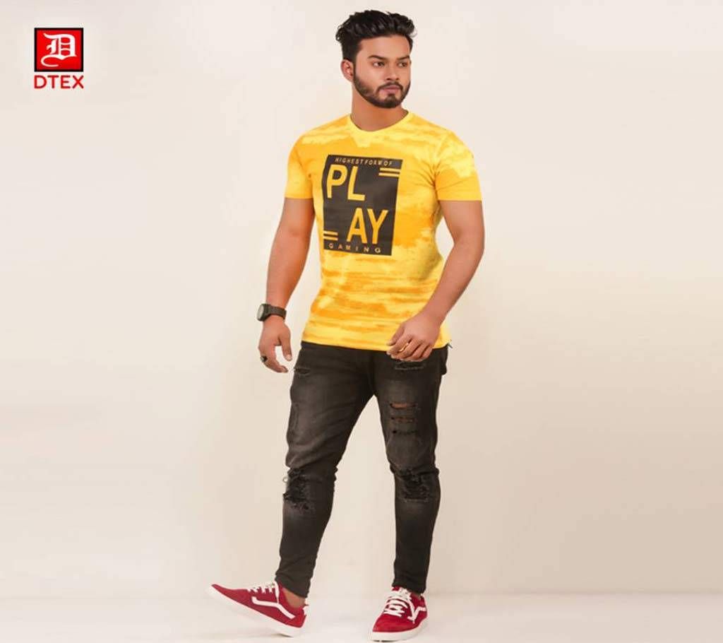 mens tshirt play yeallo