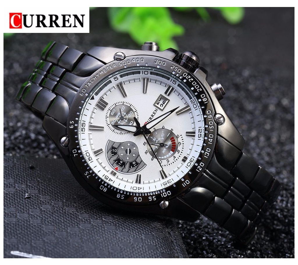 CURREN 8083 Famous Brand Men Full Steel Wrist Watches