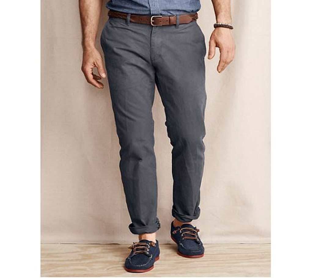 Ash Color Gabardine Pants 