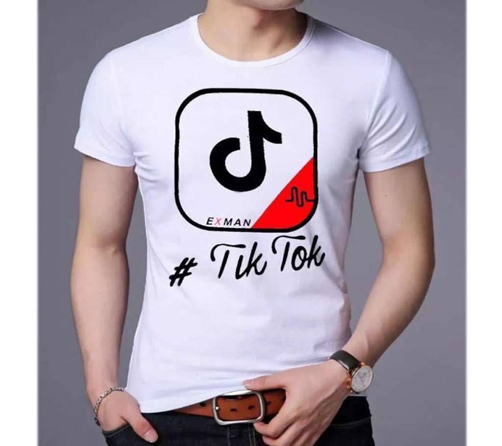 TikTok Gents Half Sleeve T-Shirt 