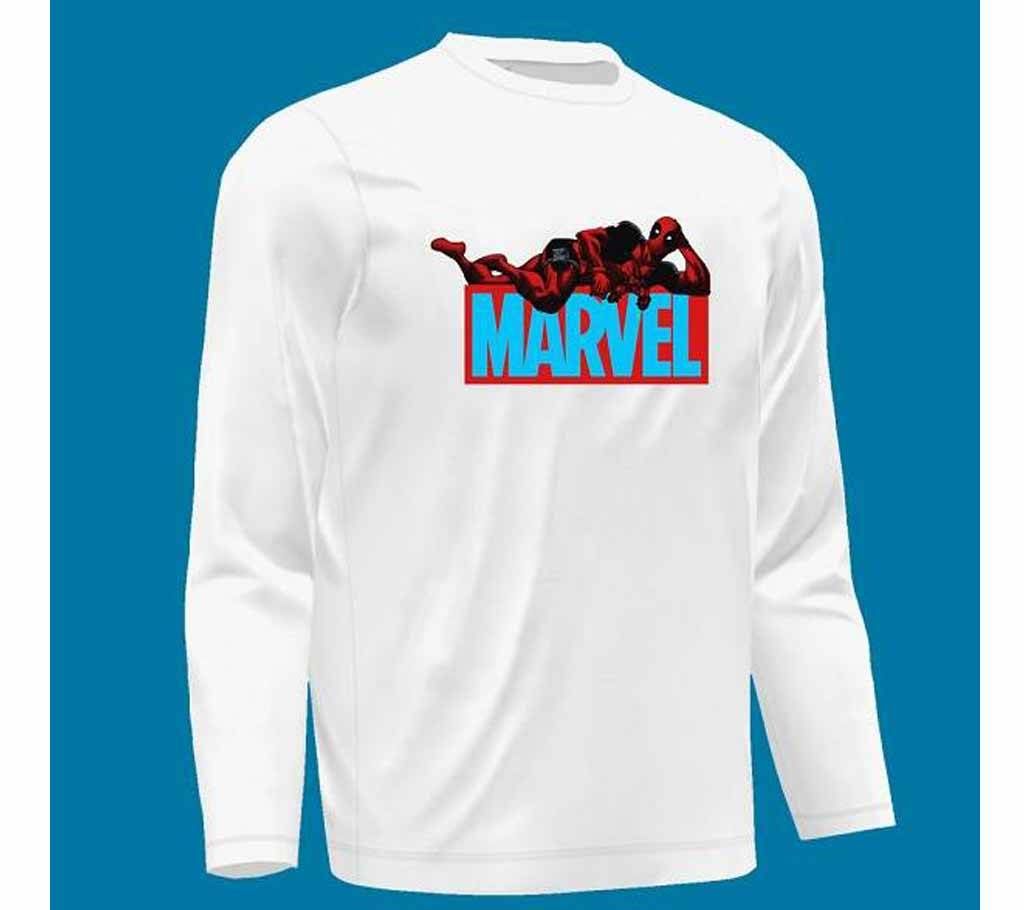 Marvel Deadpool  Menz Full Sleeve T-Shirt