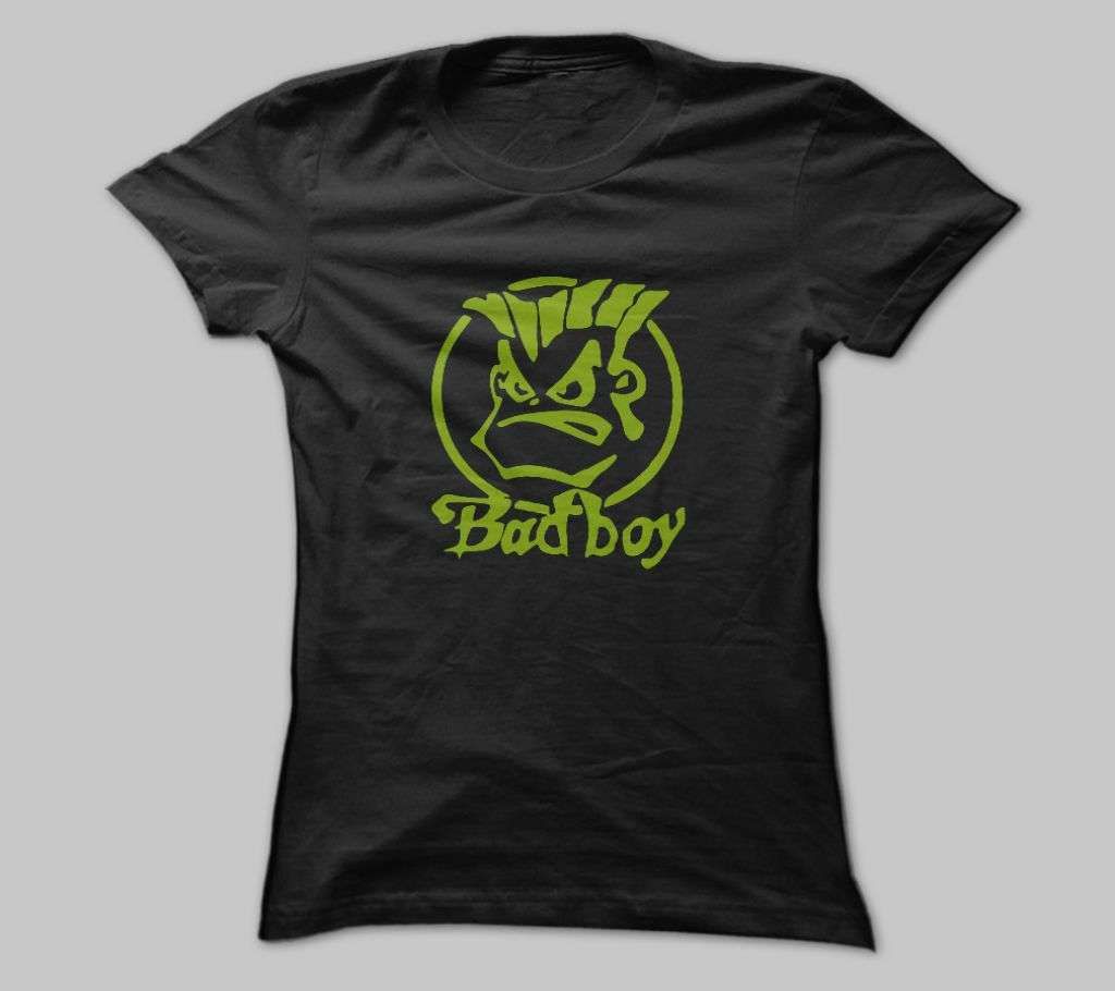 Bad Boy BLACK COTTON TSHIRT FOR MEN