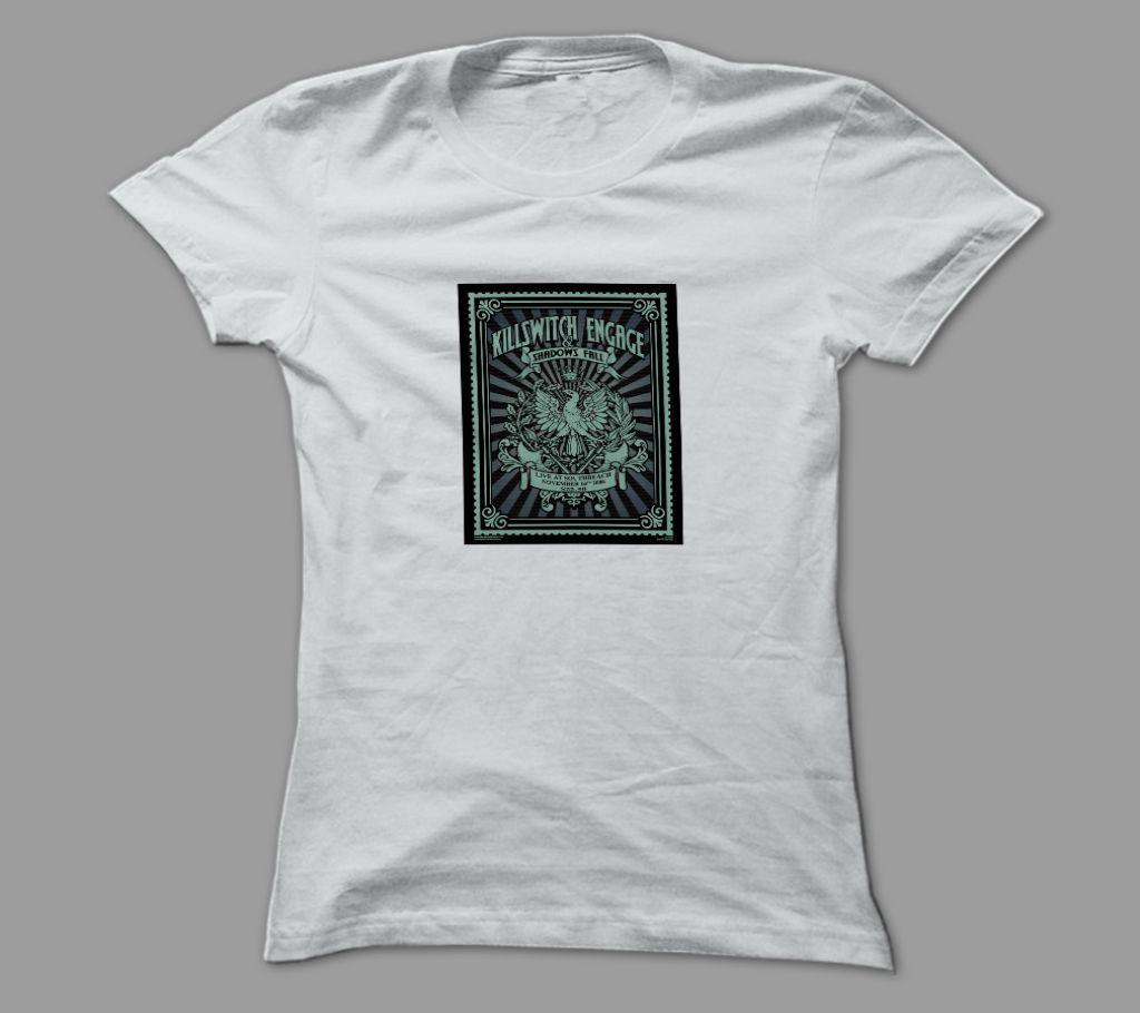 KillsWitch Engage White Polyester T-Shirt