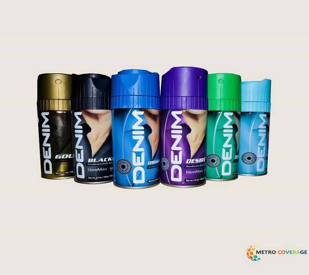 Denim Body Spray (6 Color) Per Pcs