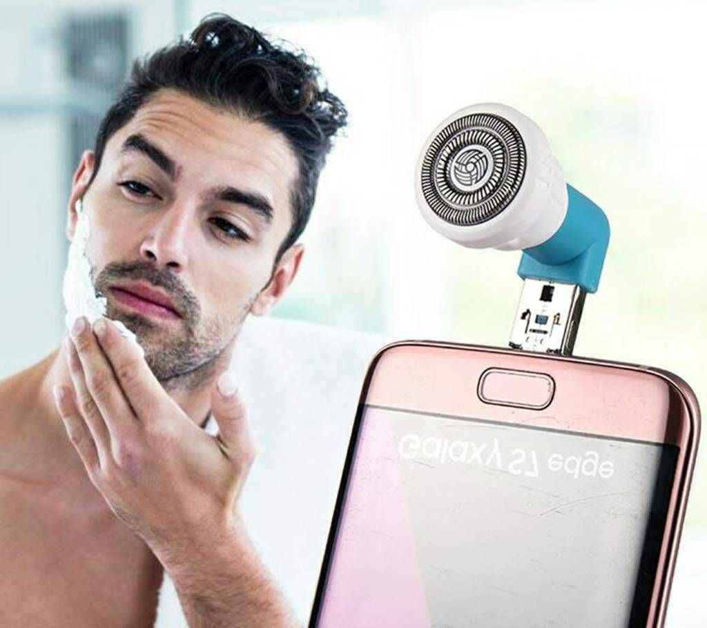 MICRO USB & USB PORTABLE ELECTRIC TRIMMER SHAVER FOR ANDROID