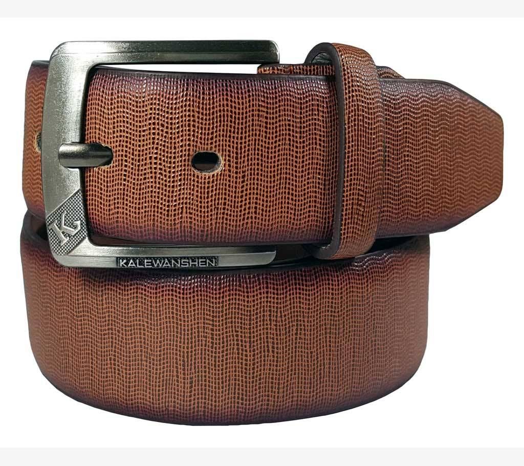 Chocolate Genuine Lather Belt for Men