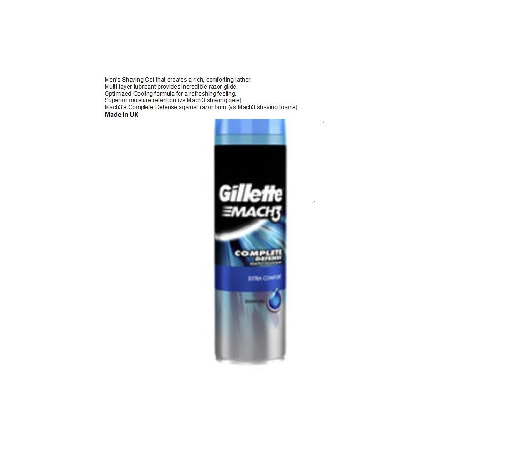 Gillette Match3 Complete Defense Shave Gel