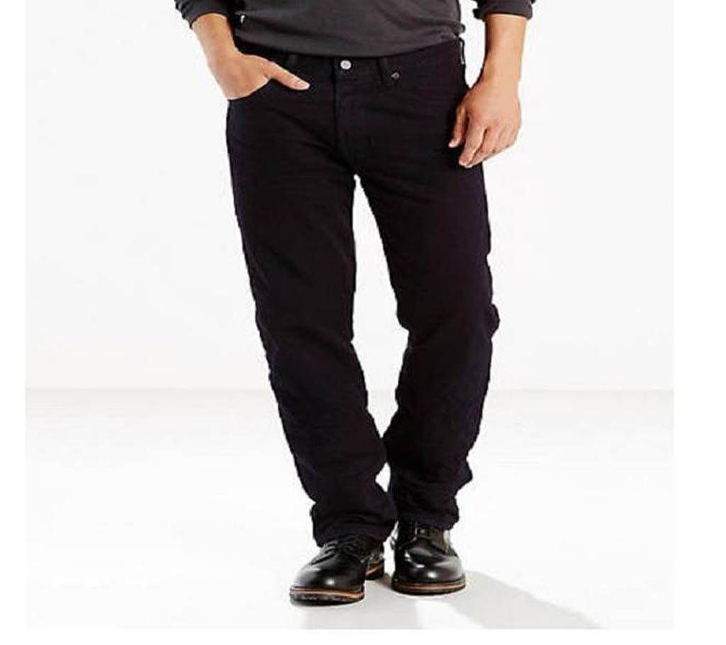 Black Stretch Pants for Men