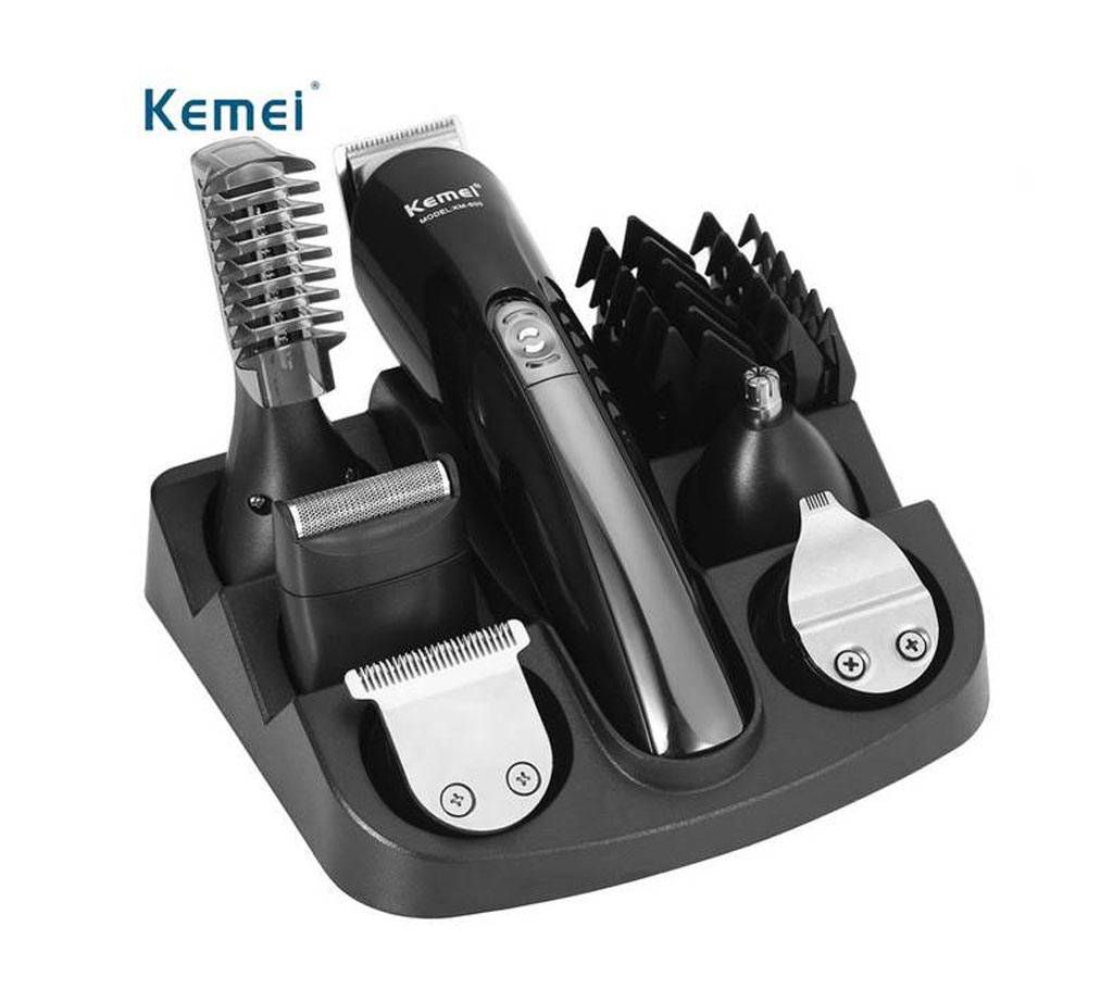 Kemei Machine for Trimming Men Beard Trimmer Rechargeable Hair Clipper Multifunctional Electric Shaver Ear NoseTrimmer KM-600