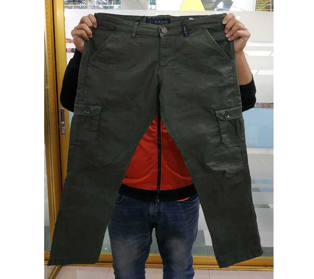 Stretchable Long Cargo Pant